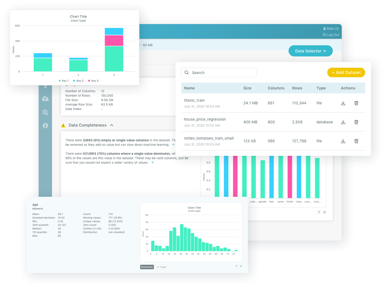 Kortical platform's Data Prep feature preview